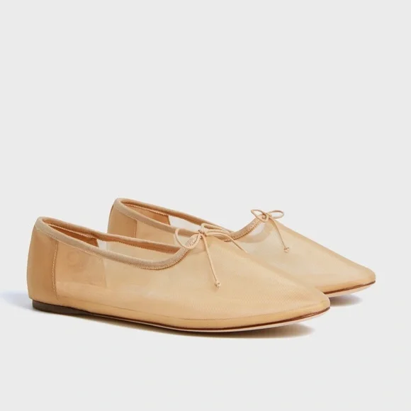 Loeffler Randall Caramel Mesh Landon Flats - Picture 7 of 9